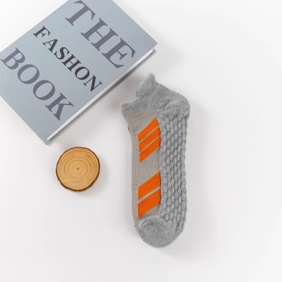 运动袜子男短袜春秋户外跑步篮球袜防臭吸汗短筒船袜毛巾底袜