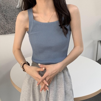 吊带小背心内搭女2024年夏季新款女装修身无袖打底衫针织上衣外穿