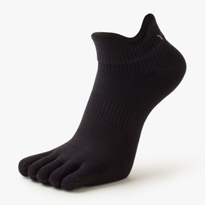 五指袜夏季薄款透气护跟船袜男士网眼户外运动五趾速干短筒分趾袜