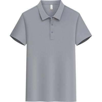 无痕冰丝凉感工作服工装短袖polo衫定制印logo刺绣公司文化衫t恤