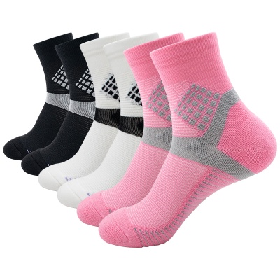 重德运动户外骑行篮球袜耐磨加厚速干中筒减震防滑包裹性毛巾袜子