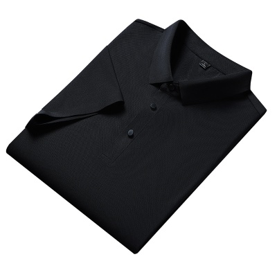 夏季商务休闲男装冰丝无痕polo衫 男士弹力免烫薄款短袖翻领t恤衫