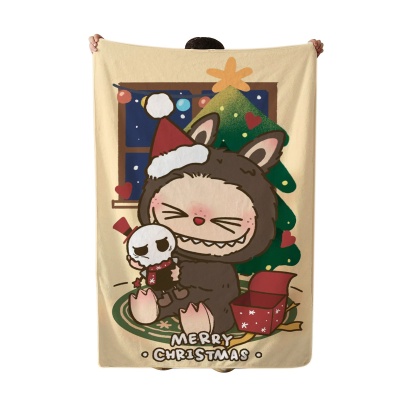 加厚圣诞节双面绒多功能毛毯四季法兰绒diy3D数码印花