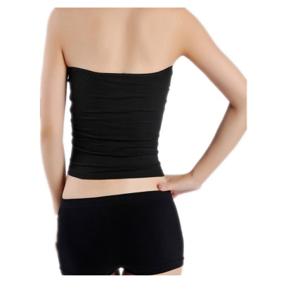 厂家直销新款时尚女式长款光面裹胸 潮流加长莫代尔平板抹胸批发