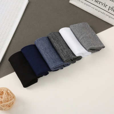 春夏男士休闲运动中筒袜居家户外商务袜子纯色吸汗袜地摊货源批发