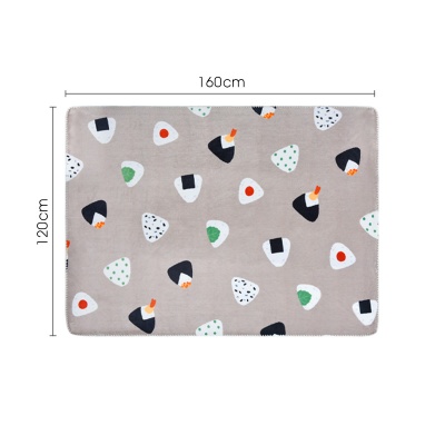 霜山空调盖毯双面绒办公室午睡毯沙发毯毛巾被春夏空调被披肩毯子