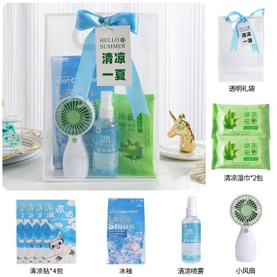 夏日防暑降温包套装礼品公司送员工福利夏季清凉礼盒实用伴手礼