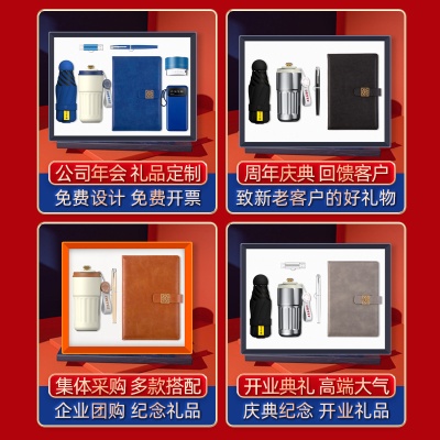 周年庆团建商务礼品套装庆典会销活动创意伴手礼定制logo送客户
