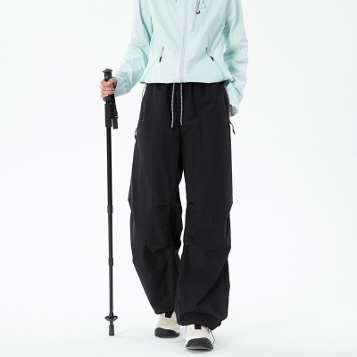 杰克传洋轻量化户外速干休闲裤男女青年美式工装弯刀裤伞兵运动裤