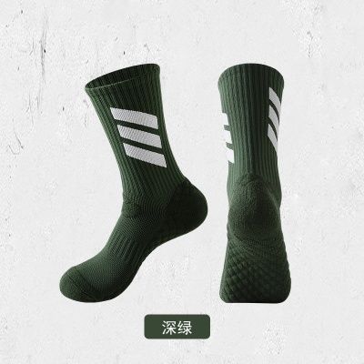 实战精英篮球袜加厚毛巾底防滑中筒袜高颜值户外健身跑步长筒袜